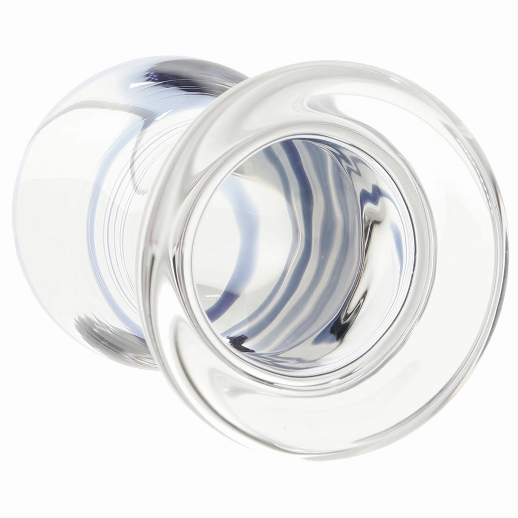 gläs Amethyst Rain Glass Butt Plug