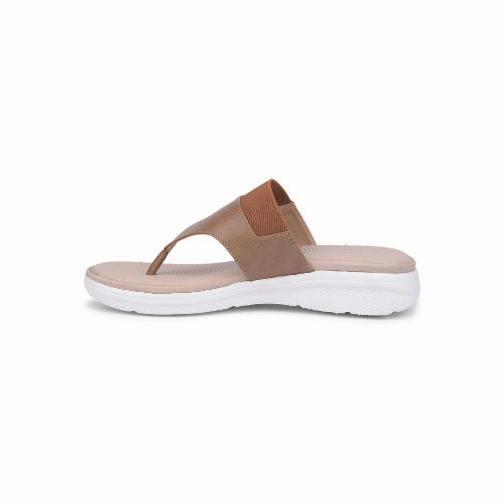 Healers Casual Brown Slipper For Women SFL-14 By Liberty