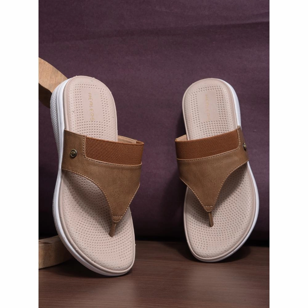 Healers Casual Brown Slipper For Women SFL-14 By Liberty