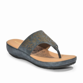 Healers Casual (N.Blue) Slipper For Ladies GIF-224 By Liberty