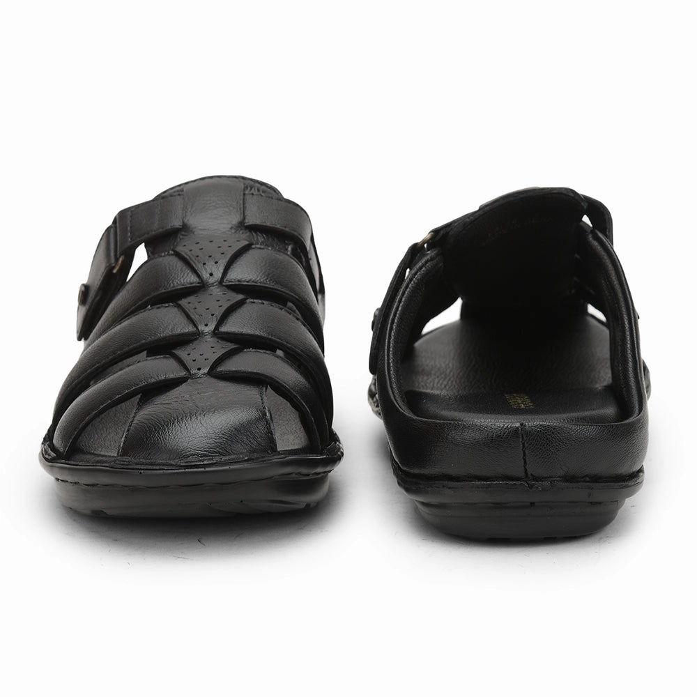 Healers Formal Sandal For Men (Black) ER-54 By Liberty