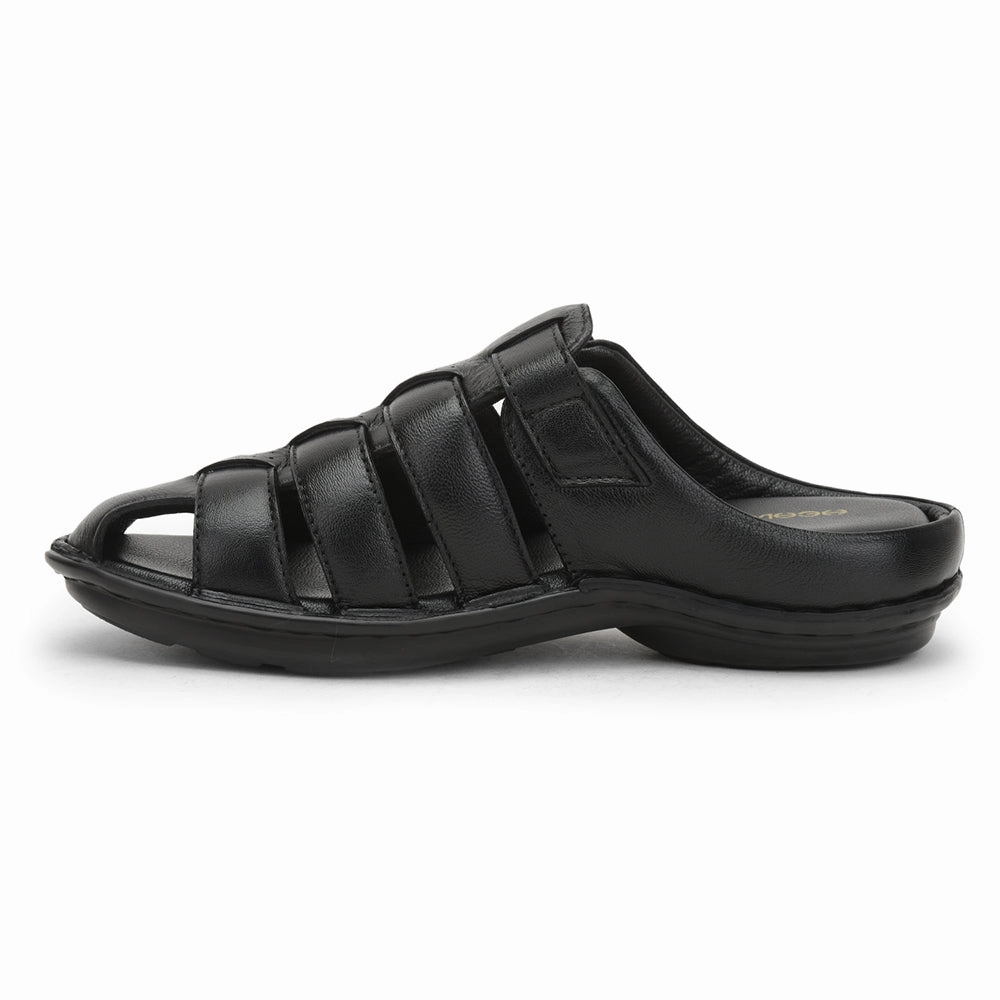 Healers Formal Sandal For Men (Black) ER-54 By Liberty