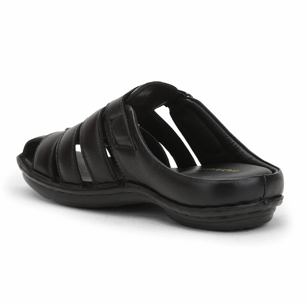 Healers Formal Sandal For Men (Black) ER-54 By Liberty