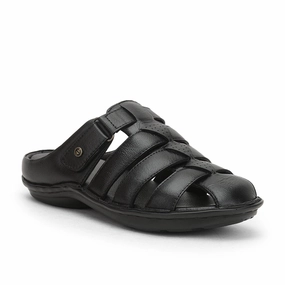 Healers Formal Sandal For Men (Black) ER-54 By Liberty