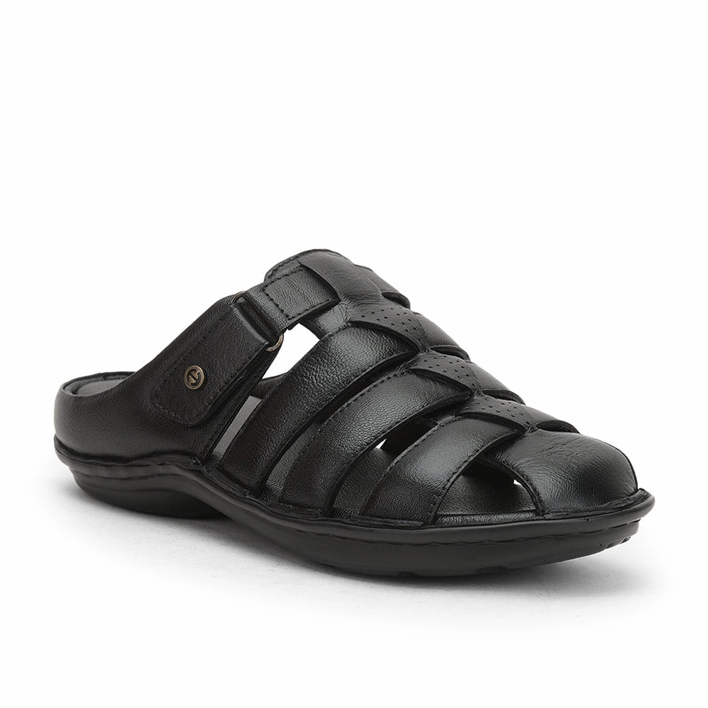 Healers Formal Sandal For Men (Black) ER-54 By Liberty