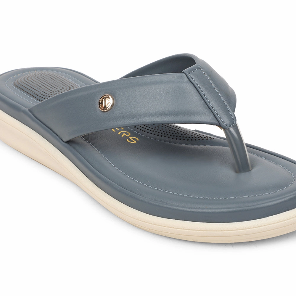 Healers Sky Blue Casual Slipper For Women SSAL-3 By Liberty