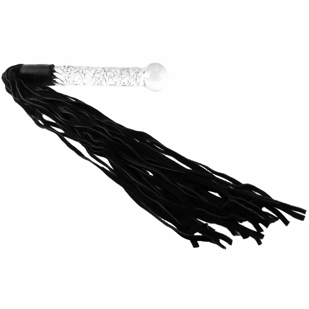 Icicles No. 38 Hand Blown Glass Whip