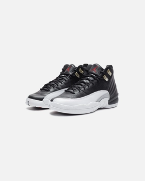 JORDAN GS AJ 12 RETRO - BLACK/ VARSITYRED/ WHITE