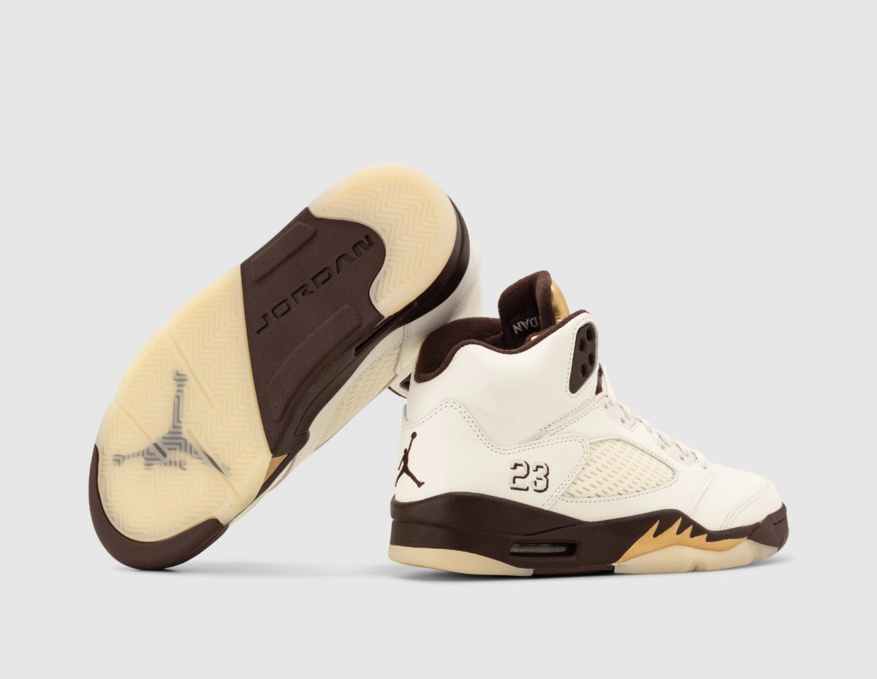 Jordan Women's 5 Earth / Metallic Gold - Sail