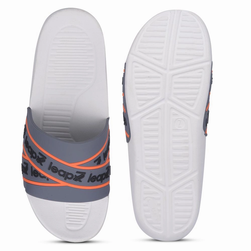 Leap7x By Liberty Mens OTTO Dark Grey Bin Slippers