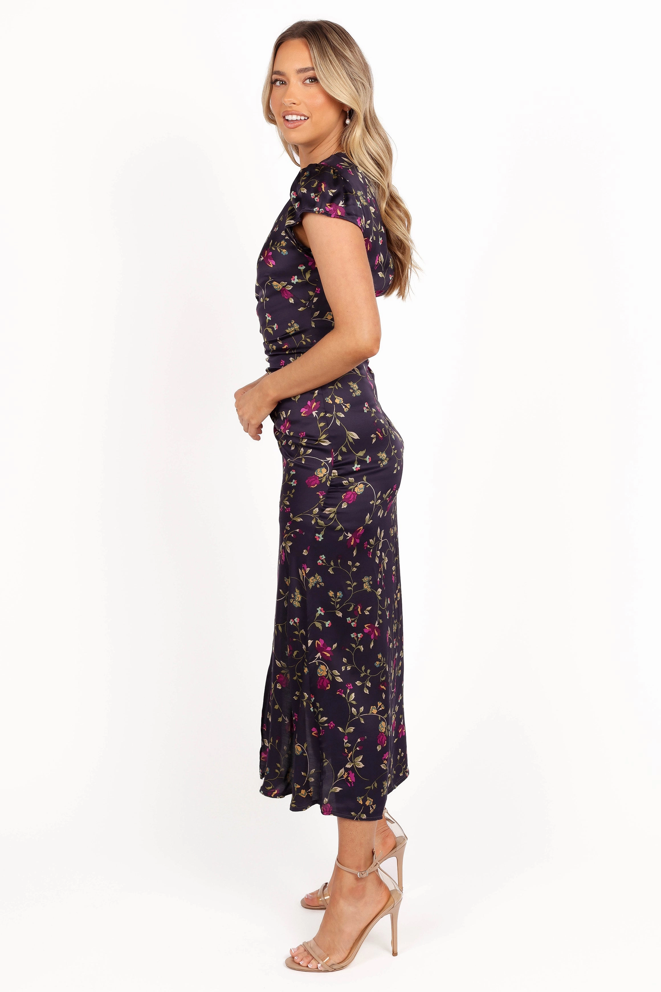 Lisbeth Midi Dress - Midnight Floral
