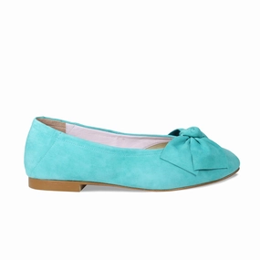 Lola: Turquoise Suede