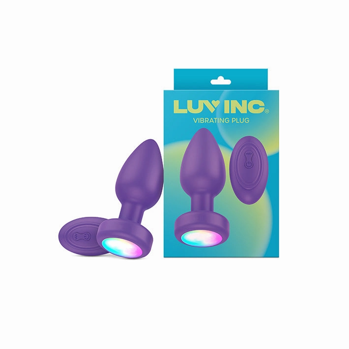 Luv Inc Light-Up Vibrating Butt Plug