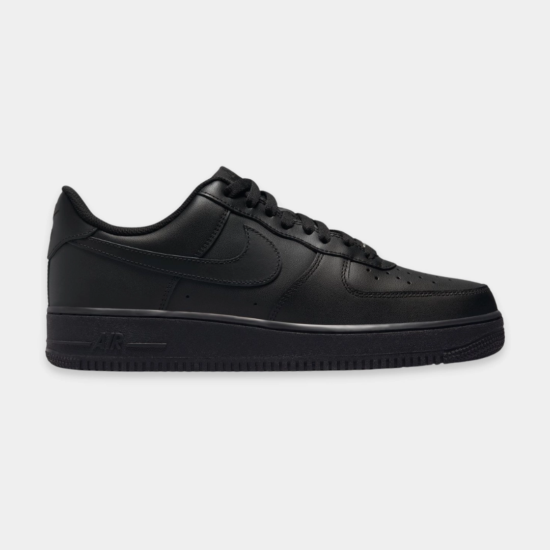 mens nike air force 1 low (black)