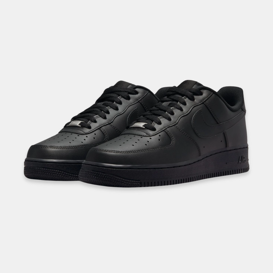 mens nike air force 1 low (black)