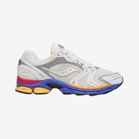 mens saucony progrid triumph 4 (white/multi)