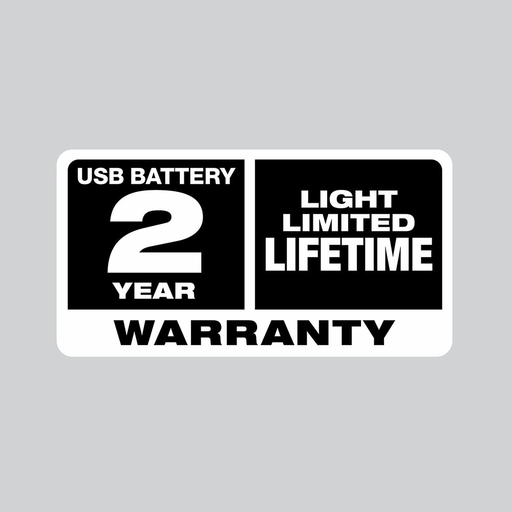Milwaukee 2161-21 1100 Lumen USB Rechargeable LED Twist Focus Flashlight