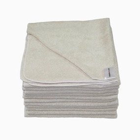 MuslinZ 12 Pack Bamboo Cotton Terry Squares 60x60cm