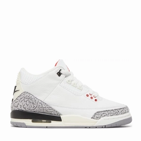 NIKE AIR JORDAN3 RETRO WHITE CEMENT REIMAGINED GS