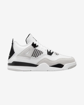 NIKE AIR JORDAN4 RETRO PRESCHOOL MILITARY BLACK (NEW)