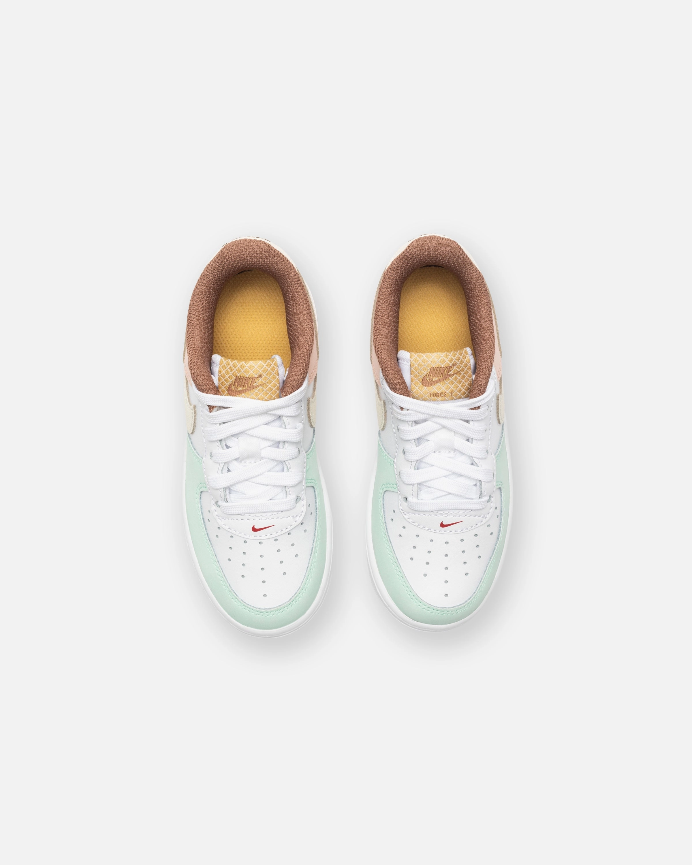 NIKE TD FORCE 1 LV8 - WHITE/ COCONUTMILK/ MINTFOAM