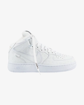 NIKE X LOUIS VUITTON AIR FORCE1 MID WHITE (NEW)