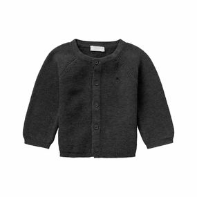 Noppies U Cardigan knit Naga - Dark Grey Melange