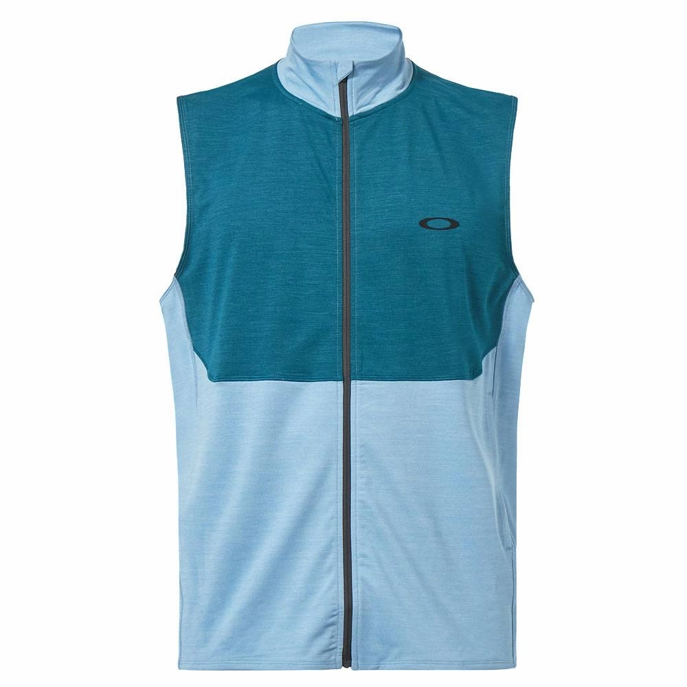 Oakley Gravity Range Golf Vest Stonewash Blue Heather - FW23 Men