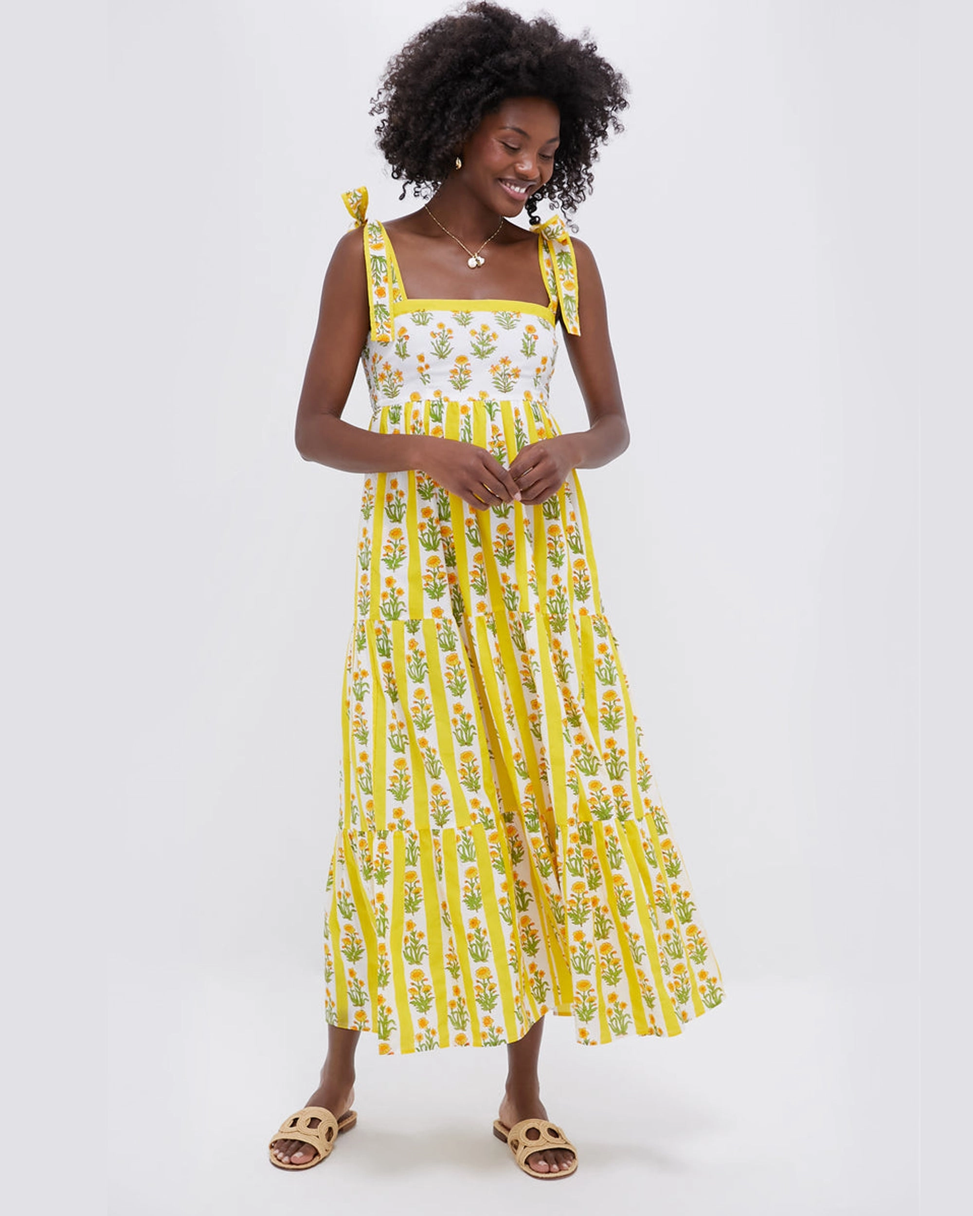 Pink City Prints Buttercup Athens Dress