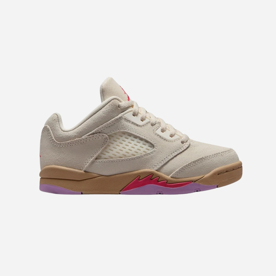 preschool jordan 5 retro low (pale ivory)