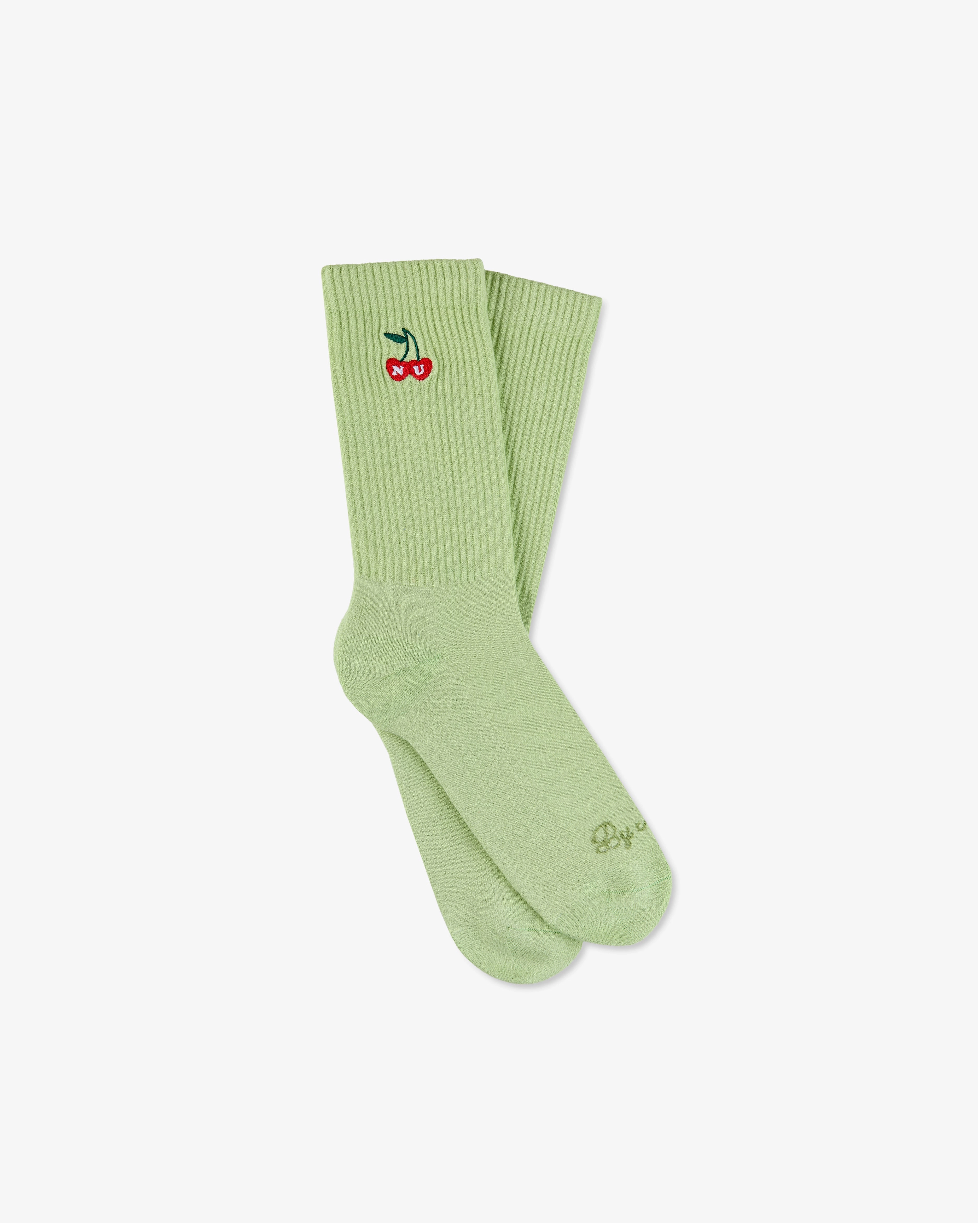 Quote Socks Green/Grey 2Xpack