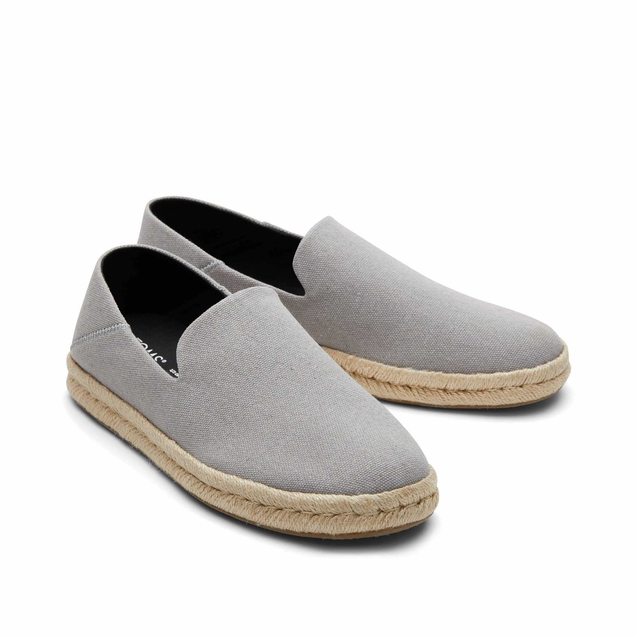 Santiago Loafer Drizzle Grey Recycled Cotton Canvas
