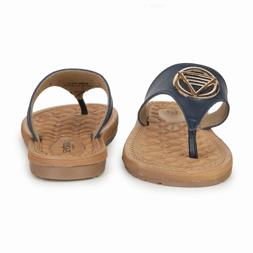 Senorita Casual Blue Slipper For Women CH-509 By Liberty