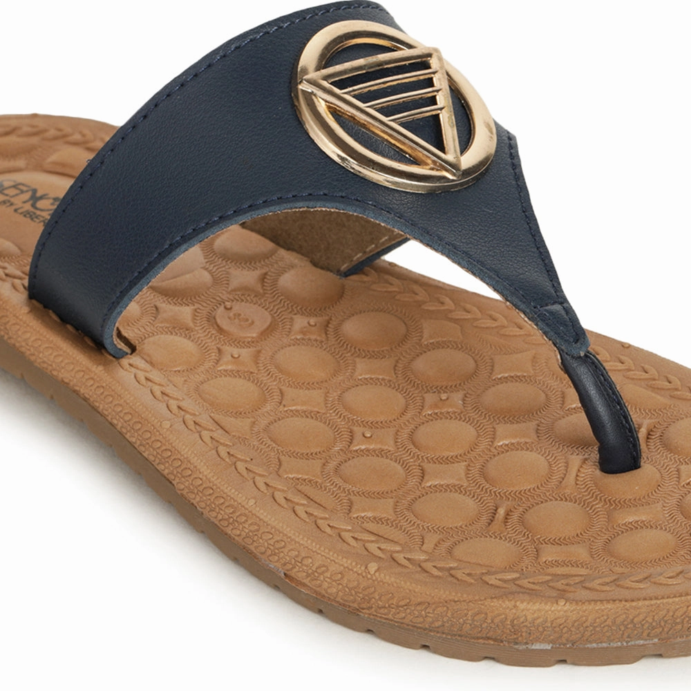 Senorita Casual Blue Slipper For Women CH-509 By Liberty