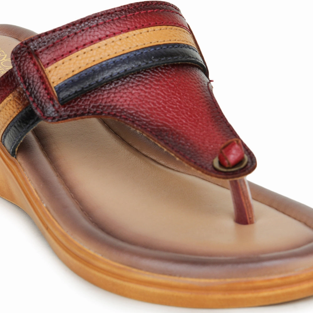 Senorita Casual (Cherry) Sandals For Women MDL-22 By Liberty