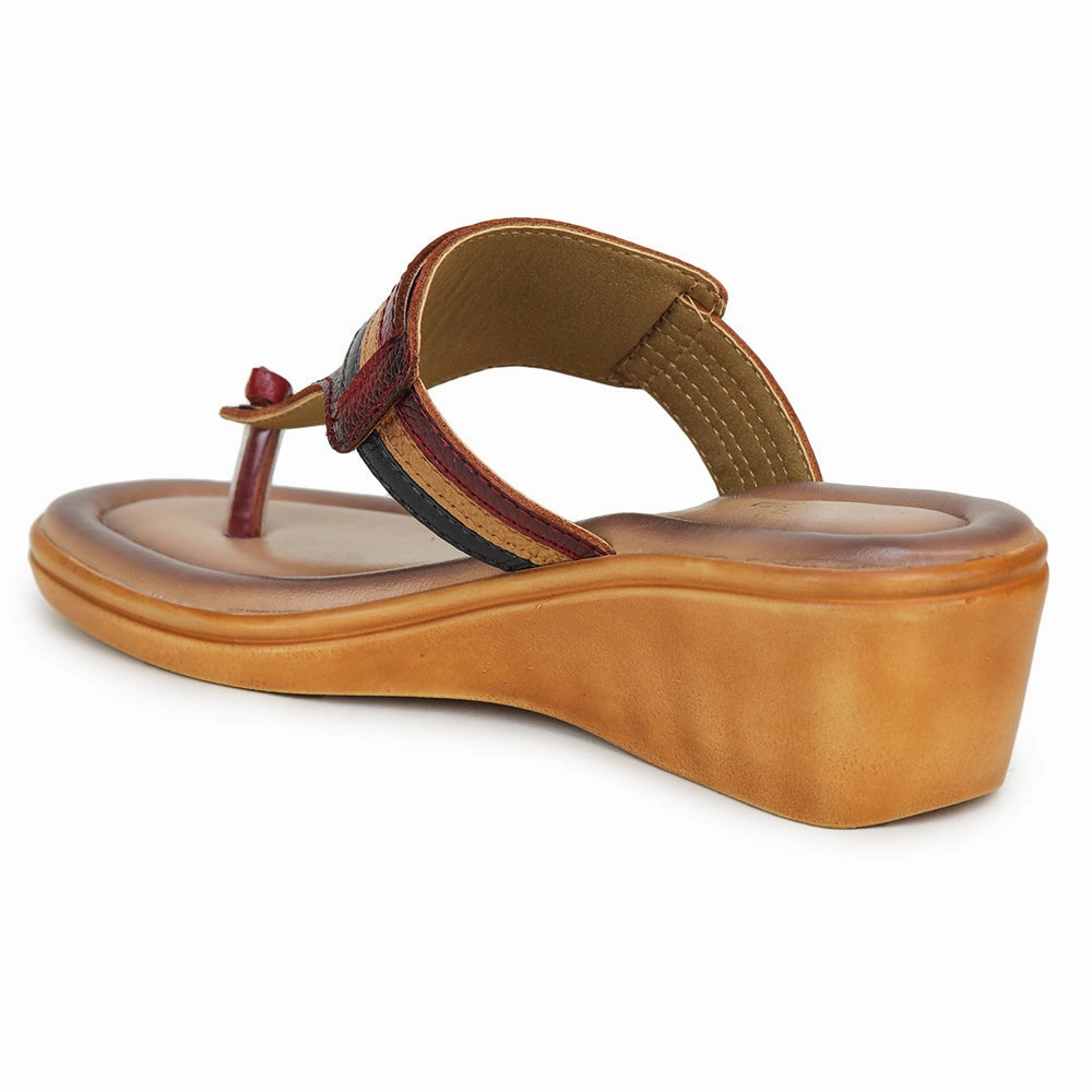 Senorita Casual (Cherry) Sandals For Women MDL-22 By Liberty