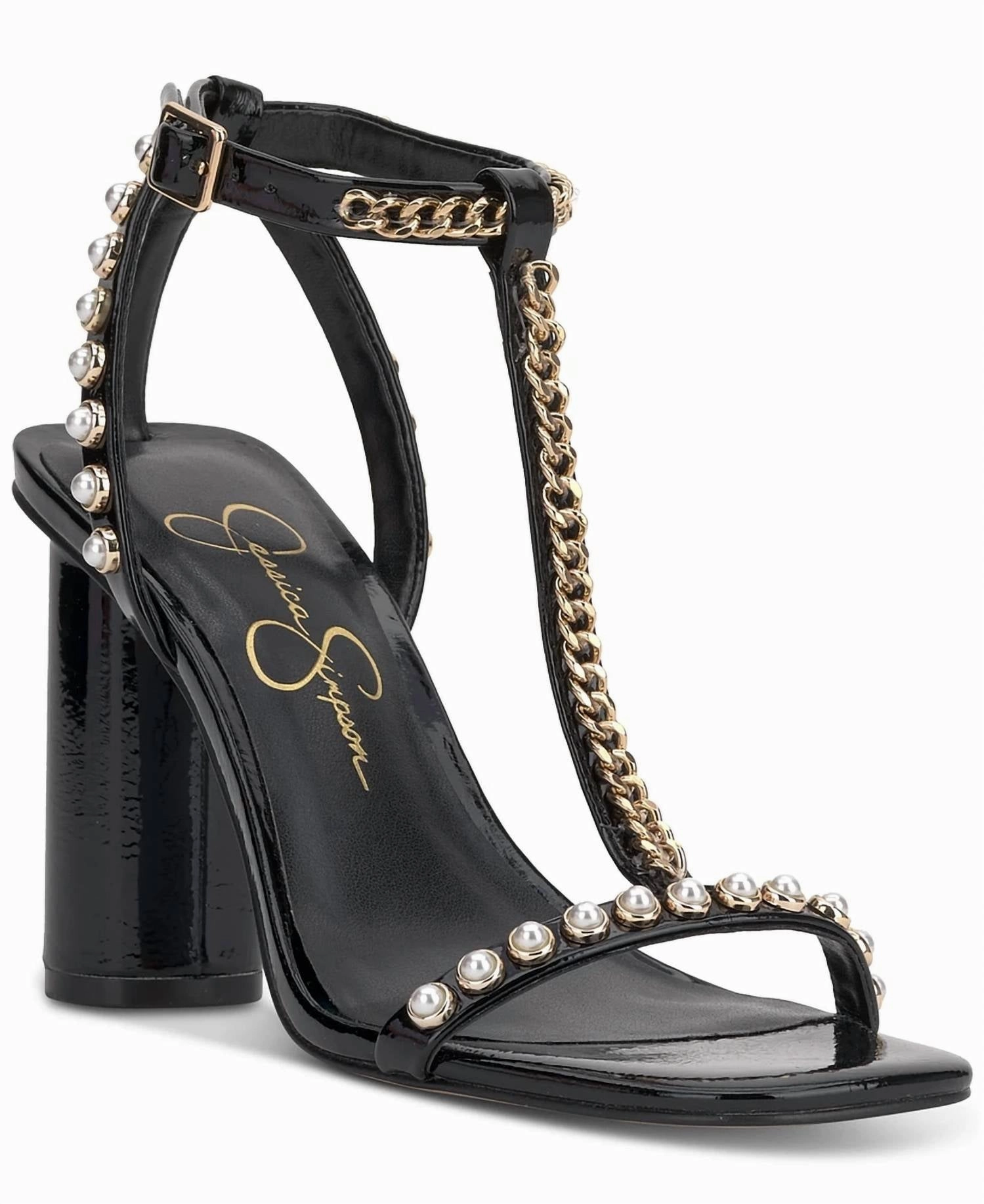 Siven High Heel Sandal In Black