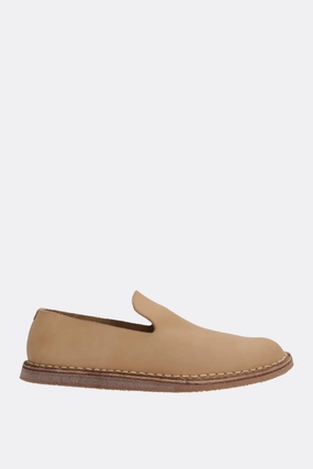 smooth leather slippers