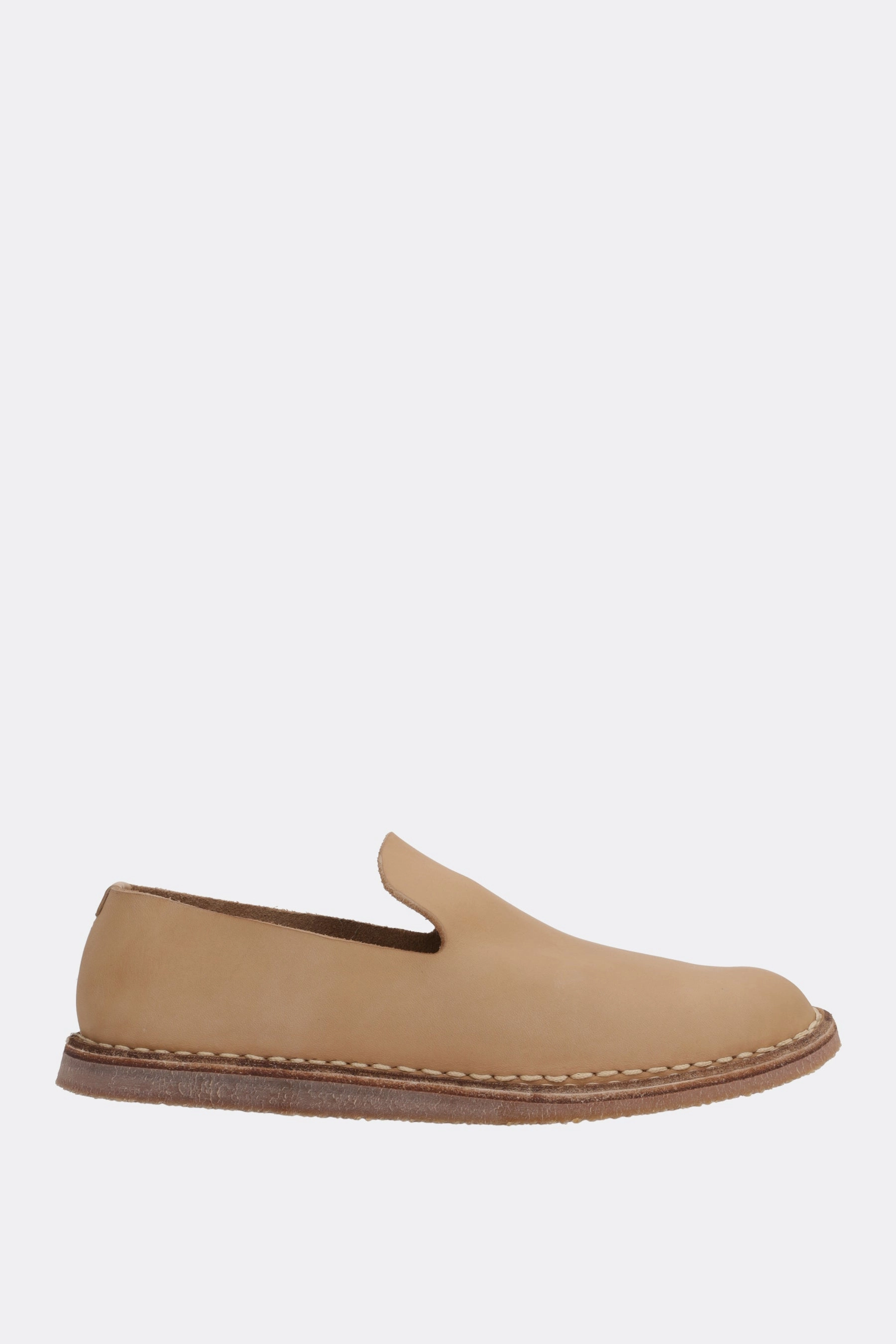 smooth leather slippers