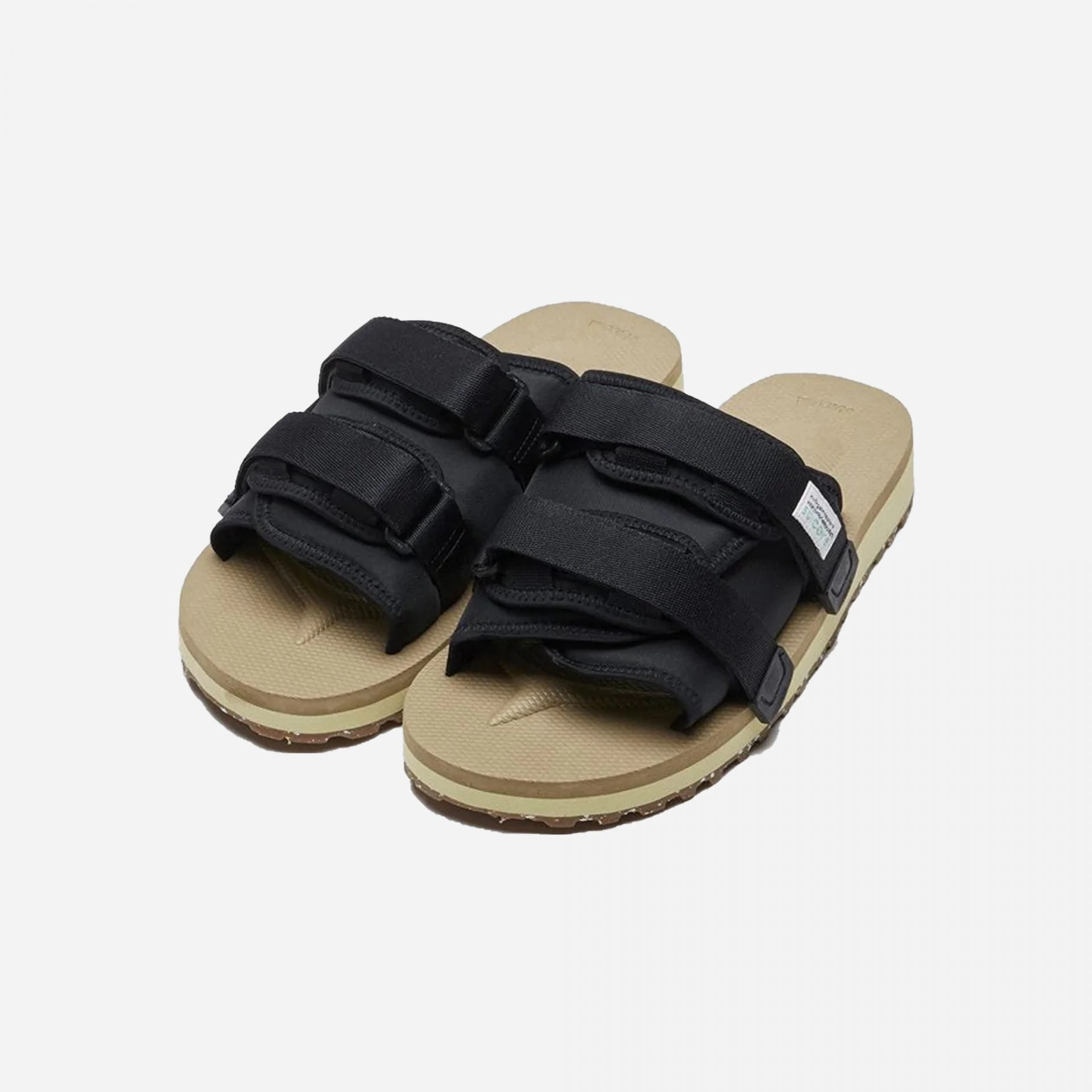 Suicoke | MOTO-CAB-ECO  { BLACK BEIGE