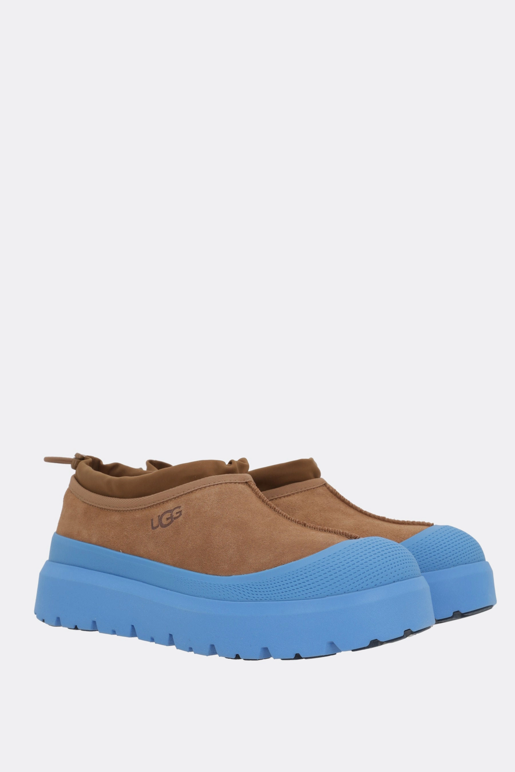 Tasman Weather Hybrid suede and rubber slippers