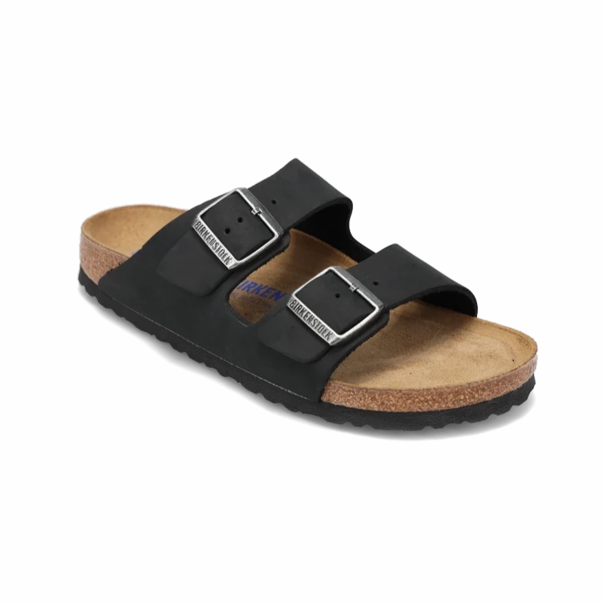 Women's Arizona Soft Footbed Narrow Black Oiled Leather