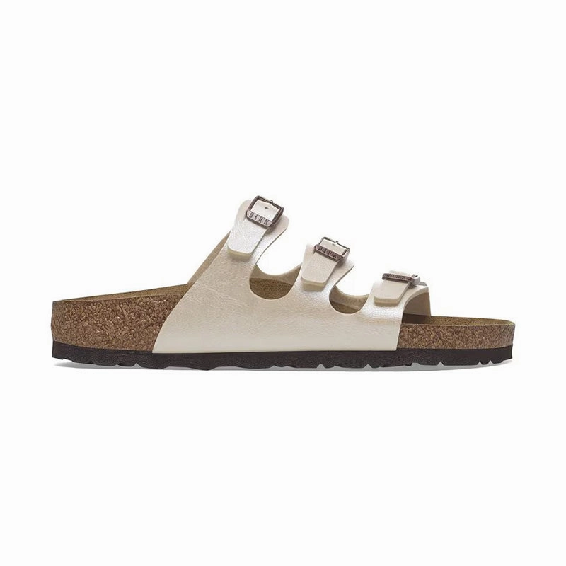 Women's Florida Graceful Pearl White Birko-Flor