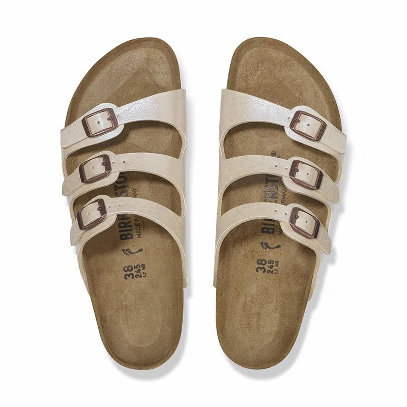 Women's Florida Graceful Pearl White Birko-Flor