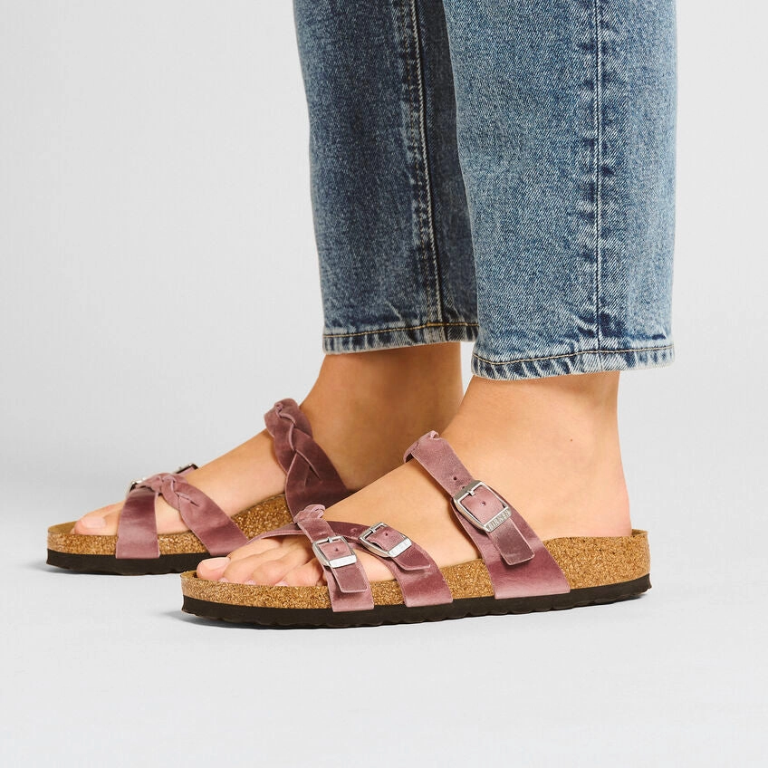 Women's Franca Braid Lavender Oiled Leather