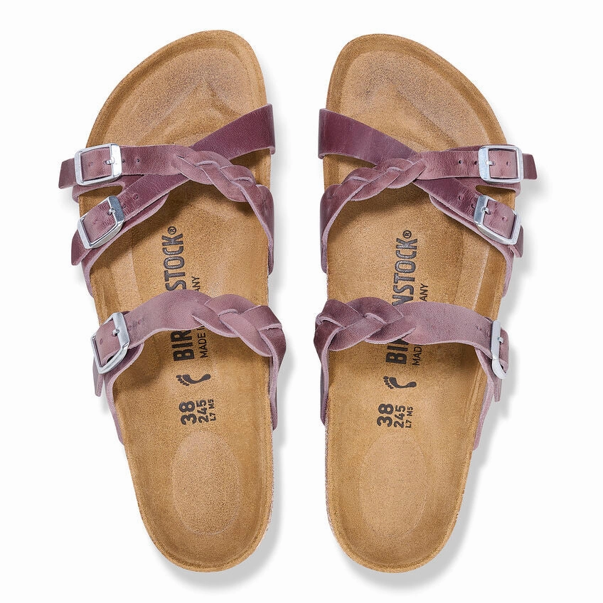 Women's Franca Braid Lavender Oiled Leather